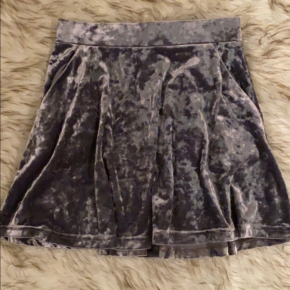 Velvet Skater Skirt